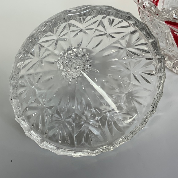 5h Avenue Rosaline Candy Dish Ruby 5" Crystal Glass Lid USA #ES106 - Picture 2 of 8
